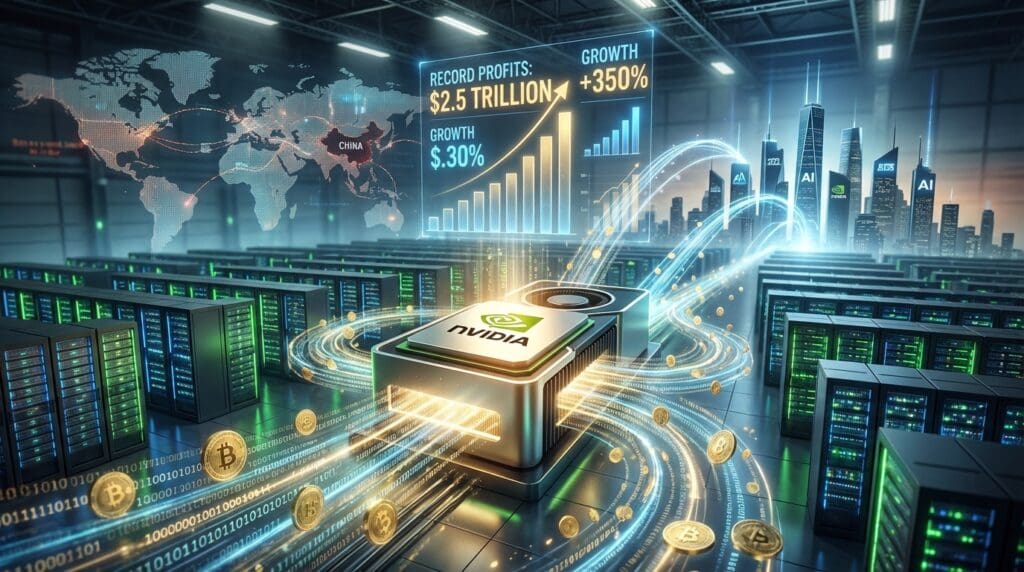 Nvidia dispara beneficios récord mientras la fiebre por la IA redefine el negocio tecnológico global